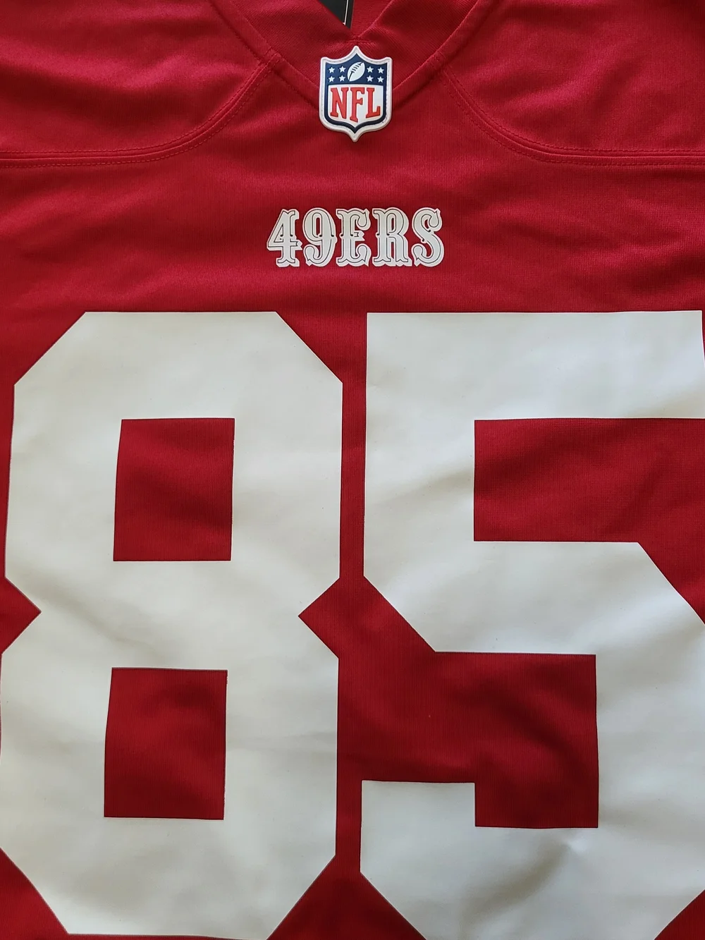 *NEW* NIKE Kittle San Francisco 49ers NFL On Field Apparel Jersey Size Small